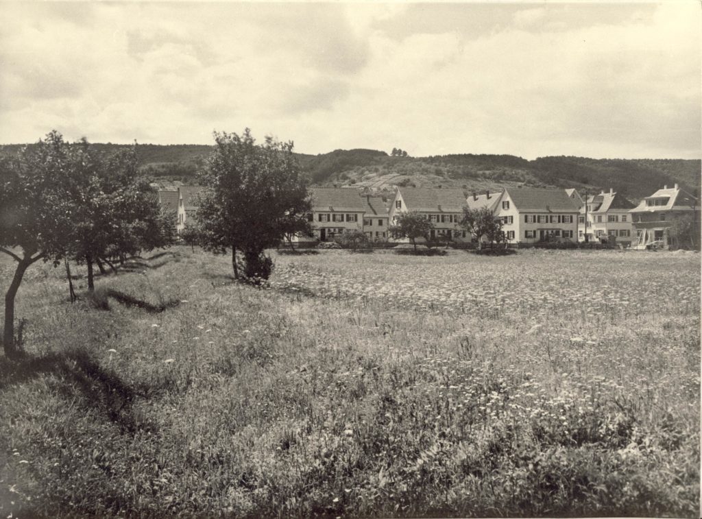 Siedlung im Wiesengrund um 1936