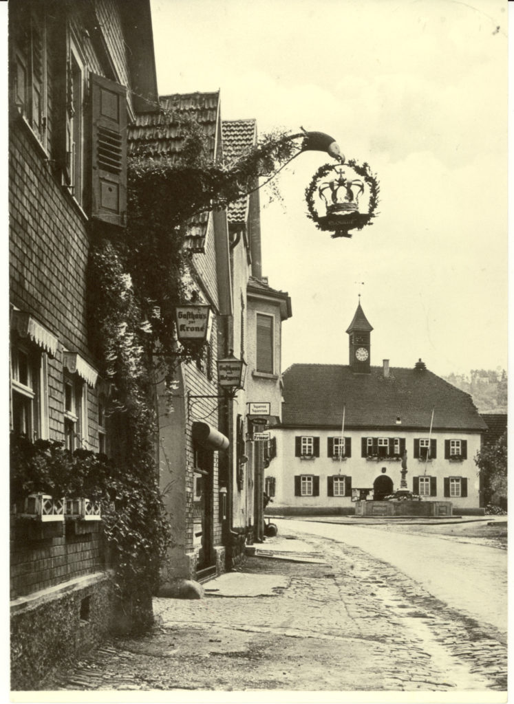 Hauptstr. 21 Gasthaus Krone um 1942