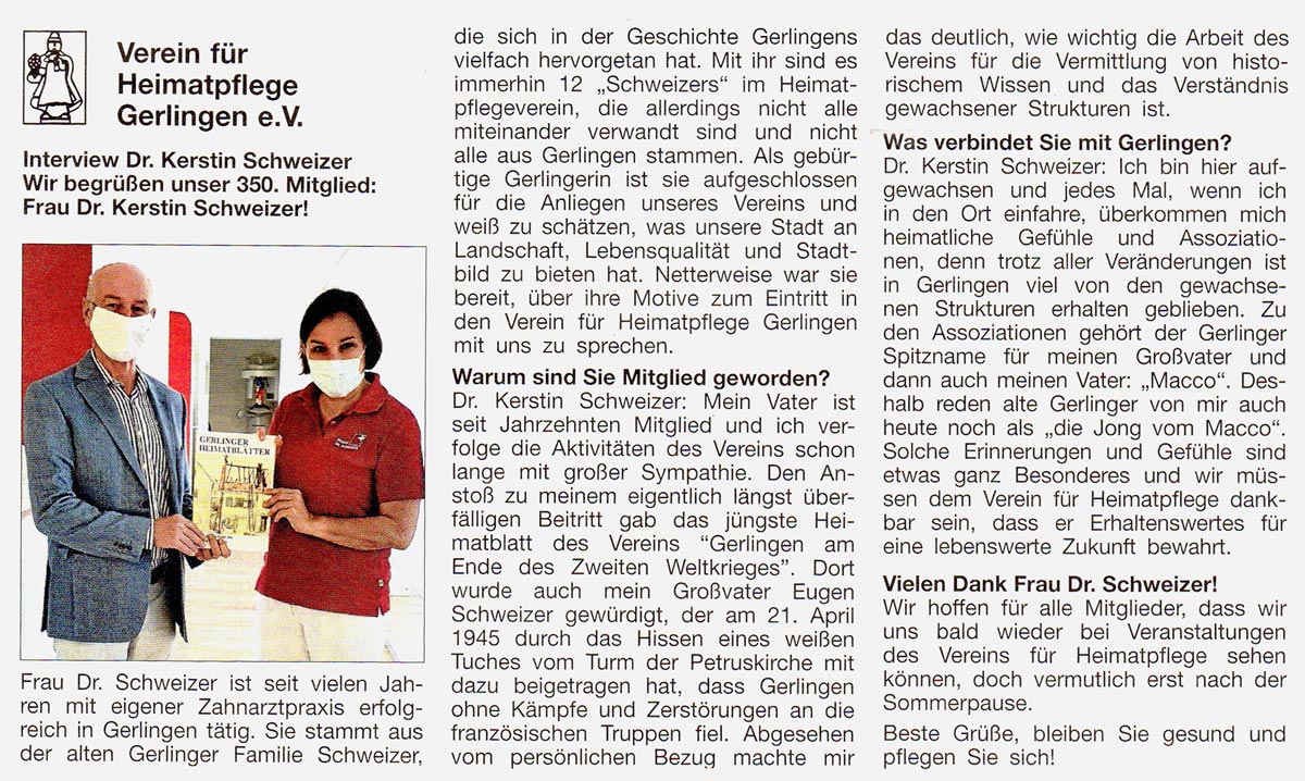 Gerlinger Anzeiger vom 05.06.2020