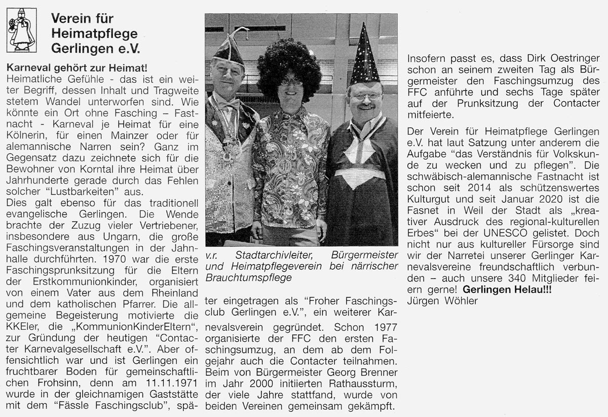 Gerlinger Anzeiger vom 10.02.2020